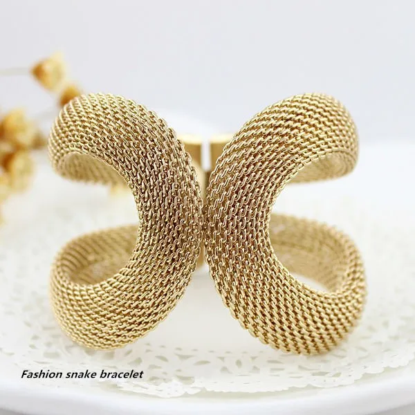 B830-Free-shipping-Mix-orders-over-15-Gift-Jewelry-Elegent-Gold-Color-Alloy-Wide-Spring-Cuff (1)