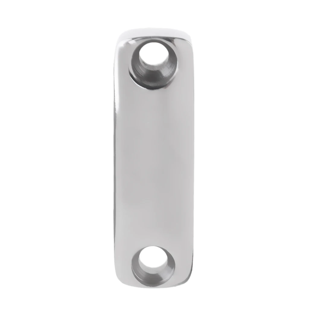 High Polished 316 Stainless Steel Marine Boat Yacht Fender Lock Deck Fitting Boat Parts Accessories 4.8x1.4 cm Silver