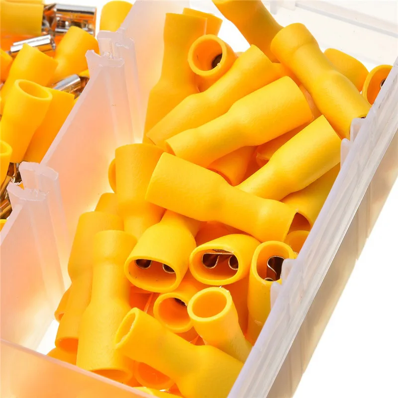 

900pcs Mixed Electrical Wire Connector Crimp Insulated Spade Butt Splice Male Female Terminal Set LB88