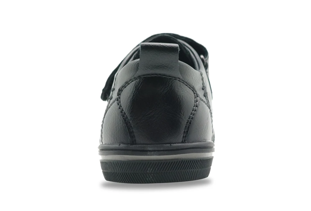 Apakowa/Классическая кожаная повседневная обувь для мальчиков; детские черные лоферы; мокасины; однотонная детская обувь для мальчиков; для свадебной вечеринки