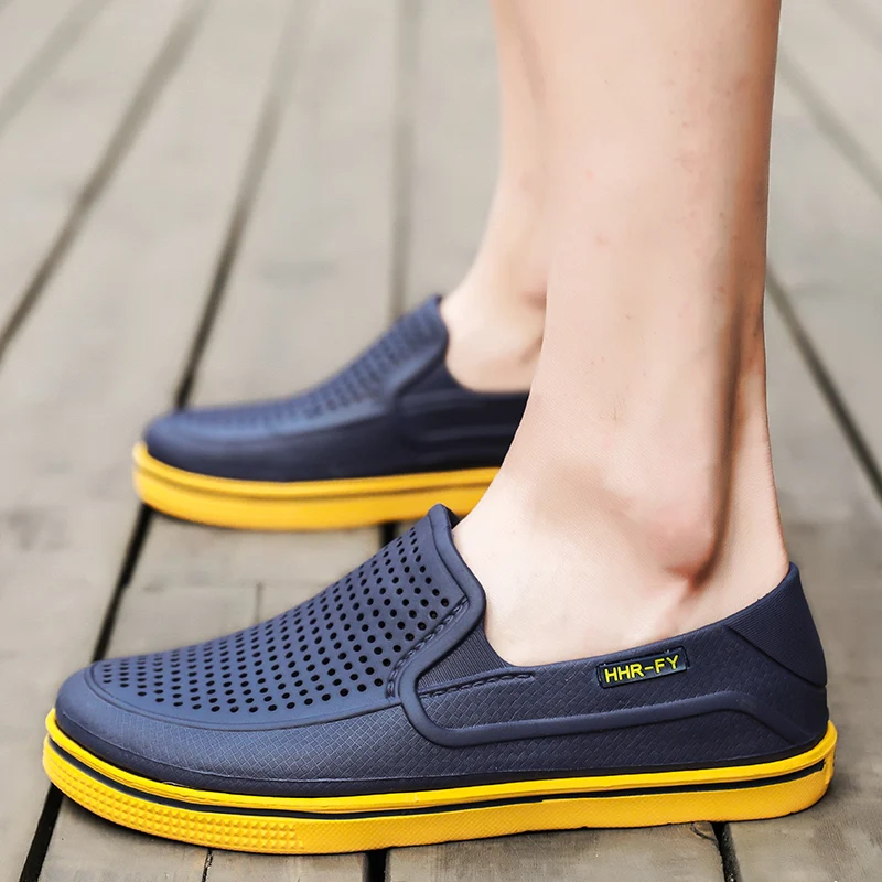 Plus Size Sandals Men Breathable Summer Men Shoes Garden Clogs Croc Outdoor Platform Sandals Zapatos Hombre Chaussures Homes