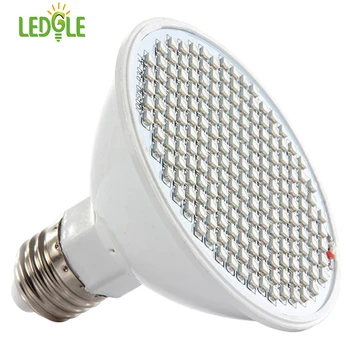 

LEDGLE 20W 200LEDS Grow Light Bulb Efficient Plants Bulb Full Spectrum Grow Lamps for Indoor Plants and Greenhouse E27 AC85-265V