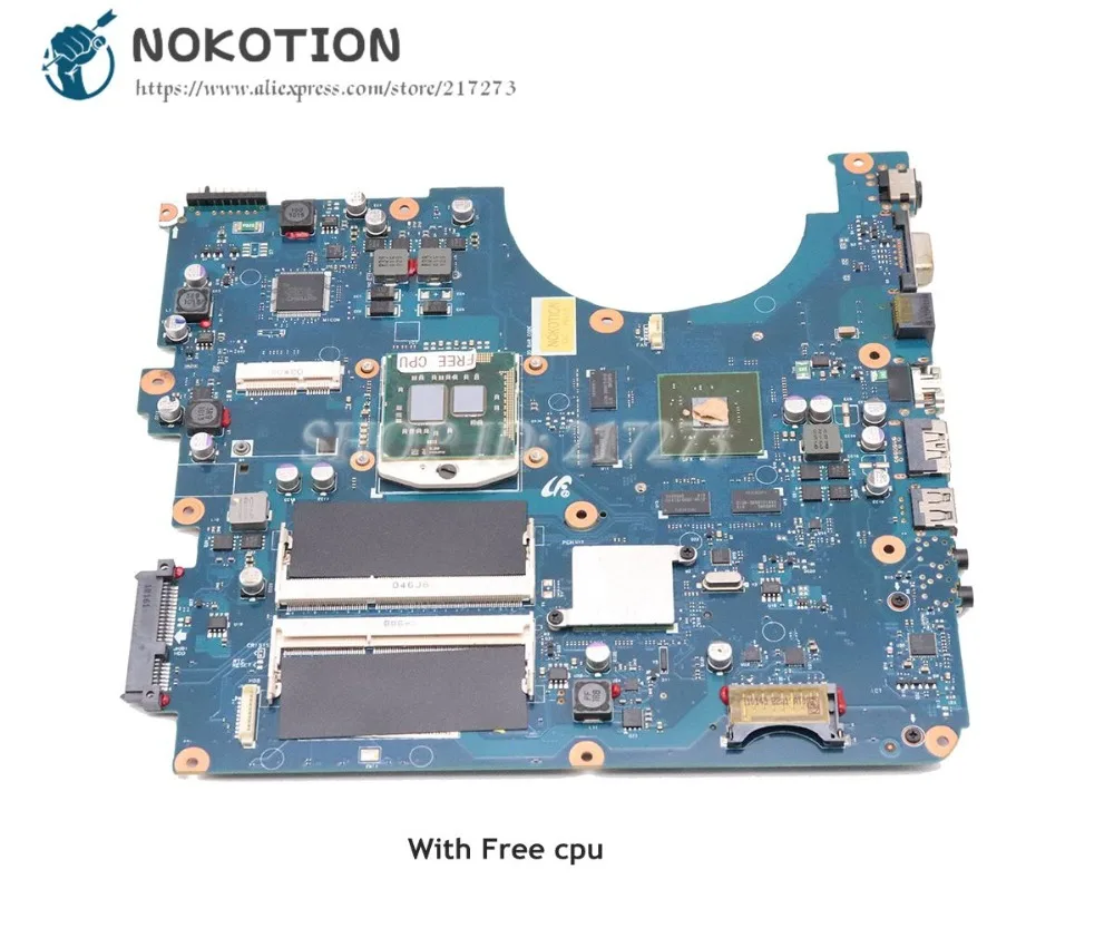 NOKOTION BREMEN-M для samsung NP-R780 R780 Материнская плата ноутбука 17 дюймов GT330M 1 ГБ DDR3 Процессор BA92-06145A BA92-06145B