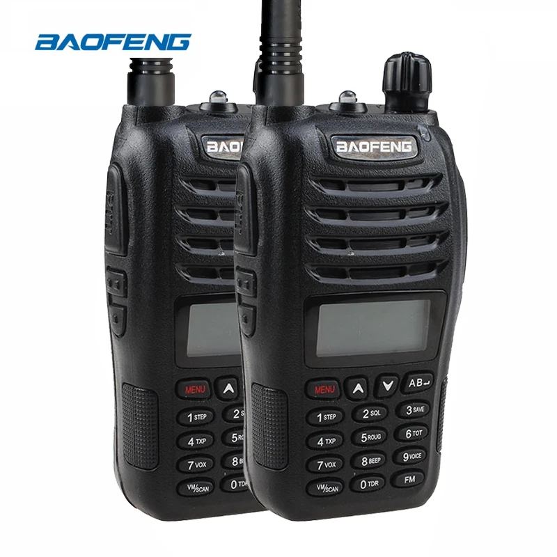 

2PCS Baofeng UV-B6 Professional Walkie Talkie Dual Band VHF UHF Flashlight Long Range Wireless Portable Programmable CB Radio