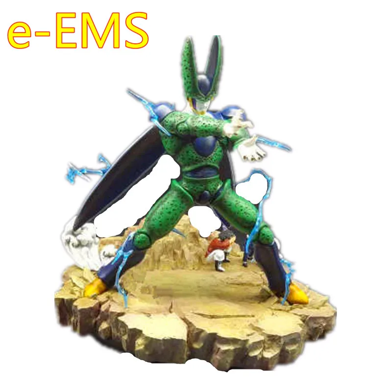 

Dragon Ball Z Villain Cell Combat Scenes Resin Statue Decoration Action Figure Collection Model Toy G2174