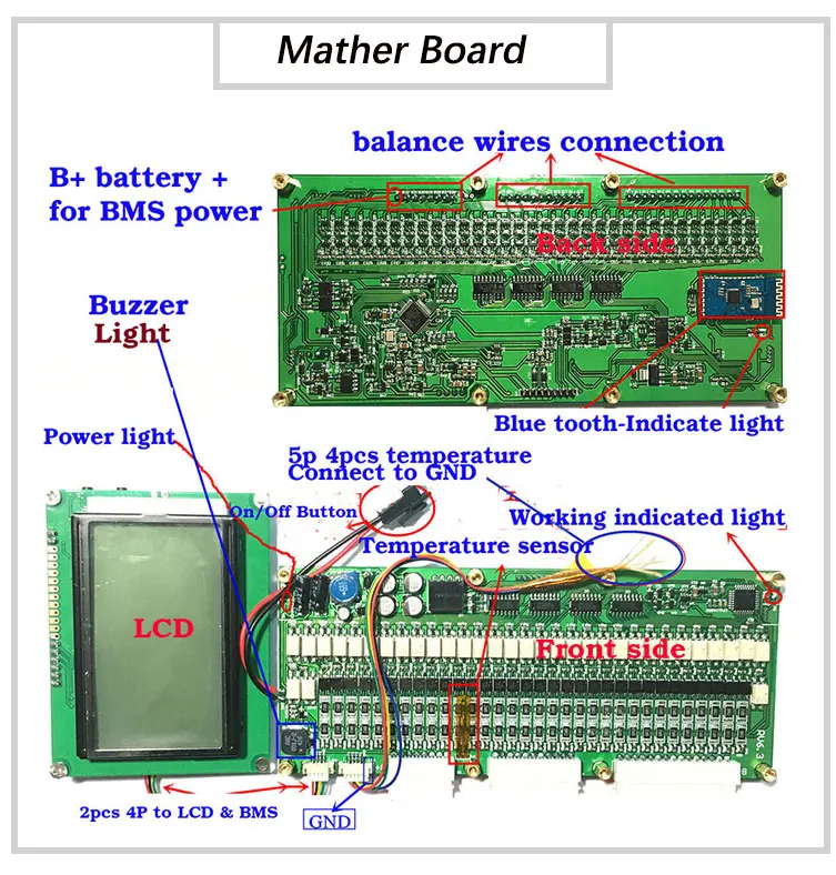 16S до 32S smart ant bms DIY Lifepo4 Li-Ion 50A/80A/100A/110A/120A smart bms pcm с android Bluetooth app monitor