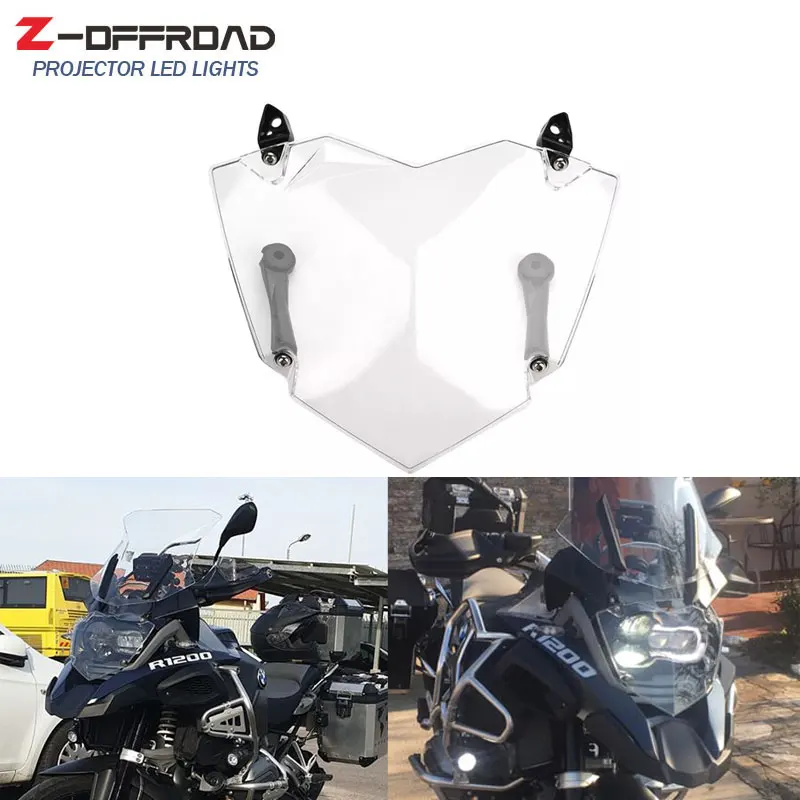 

Motorcycle Clear Headlight Guard Cover Lens Protection For 2013-2017 BMW R1200GS R 1200 GS ADV WC 2014 2015 2016 13-17