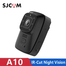 SJCAM A10 портативная полицейская камера, носимая IR-Cut B/W переключатель ночного видения, Лазерная лампа, инфракрасная Экшн-камера, аккумулятор 2650 мАч
