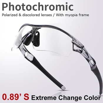 

Photochromic Polarized Safety Sunglasses Glasses Goggles 3 Set Interchangeable Lenses for Biking Running Gafas Oculos De Sol New