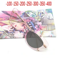 Женские солнцезащитные фотохромные готовые очки для близорукости светочувствительные хамелеоны антибликовые меняющие цвет линзы очки по рецепту NX