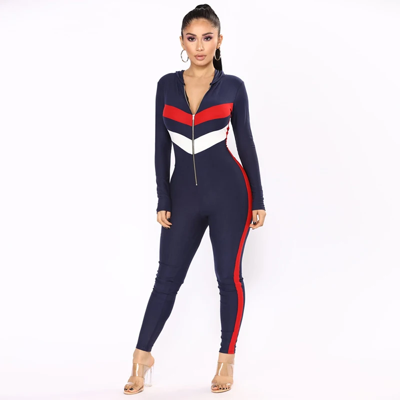 

YD 2019 sexy patchwork sports wear for women gym slim zipper fitness clothing plus size workout clothes for women tracksuit