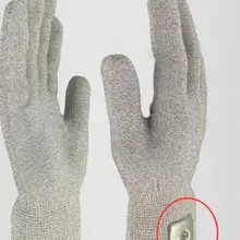Новинка, 5 пар электрошоковых проводящих массажные электродные перчатки для EMS, массажер для рук