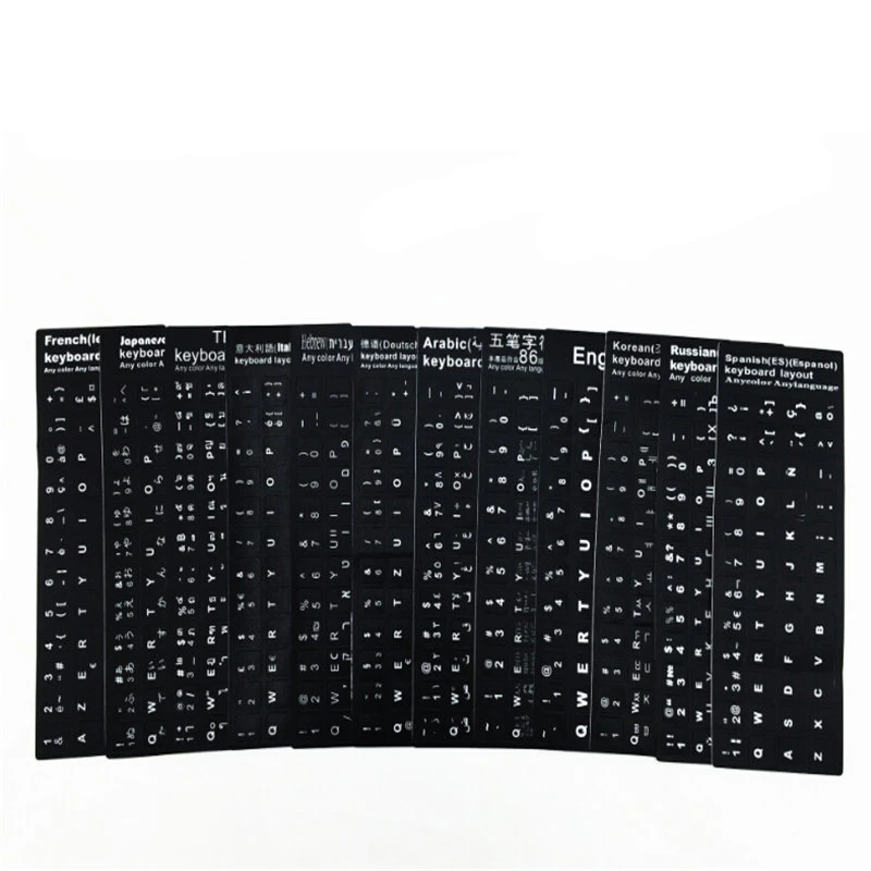 Russian standard keyboard layout sticker letters on replacementk6