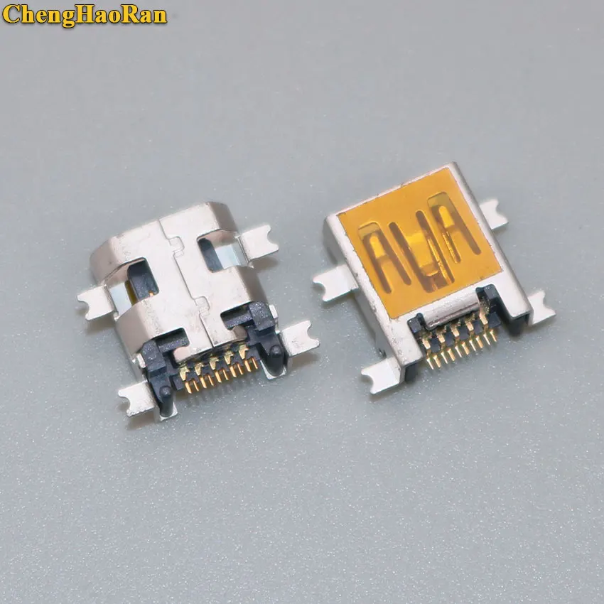 

ChengHaoRan 1-10 pcs 10pin Mini USB jack charge port connector V3 port for Digital camera etc USB socket interface