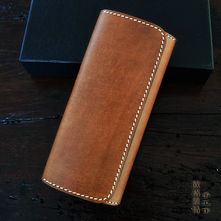 OLG.YAT handmade women wallets Italian Vegetable tanned leather wallet