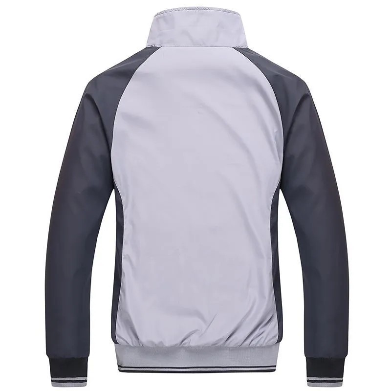 Men Sportswear New Spring Autumn Tracksuit 2 Piece Sets Sports Suit Jacket+Pant Sweatsuit Male Fashion Print Clothing Size L-5XL 2