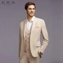 Новая одежда зауженного покроя жениха костюм жениха хаки смокинг под заказ свадебные костюмы для мужчин s свадебные костюмы для жениха костюм