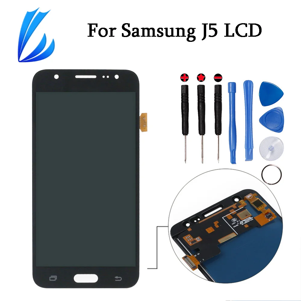 

LL TRADER No Dead Pixel Touch Screen Replacement For Samsung Galaxy J5 LCD Display Galaxy J5 J5008 LCD Digitizer Assembly+Tools