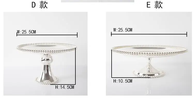 Европейские высококачественные посеребренный десерт торт стенд десерт Свадебные украшения домашнего хранения ювелирных изделий лоток DGP057