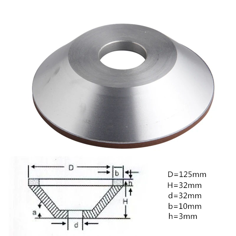 Алмазные шлифовальные круги 150/180/240/320 крупа 100 мм шлифовальная чаша отрезной диск для твердосплавный Фрезер Мощность инструмент 1 шт