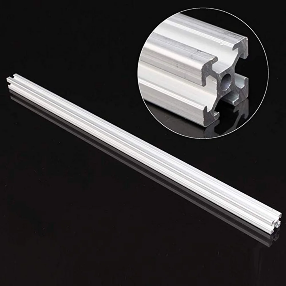 

1pc 500mm Length 2020 T-Slot Aluminum Profiles Extrusion Frame For CNC 3D Printers Plasma Lasers Stands Furniture