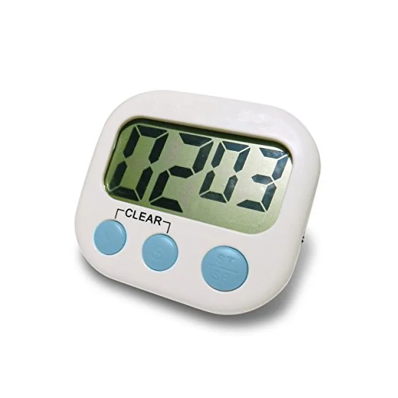 Цифровой Кухня таймер большие цифры громкий сигнал тревоги магнитной подложкой
