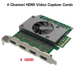 4 канал HDMI видео захвата Card PCI-e 2,0 Pro захвата Quad 4 HDMI Вход Транслируй трансляции HD400pro