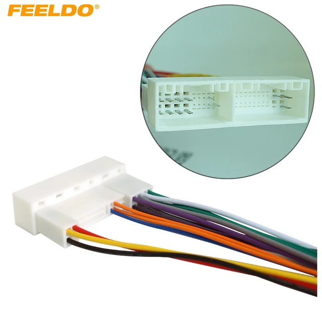 us 2 24 14% off car radio stereo wiring harness adapter plug for hyundai ix35 elantra santa fe sonata aftermarket cd dvd stereo installation in