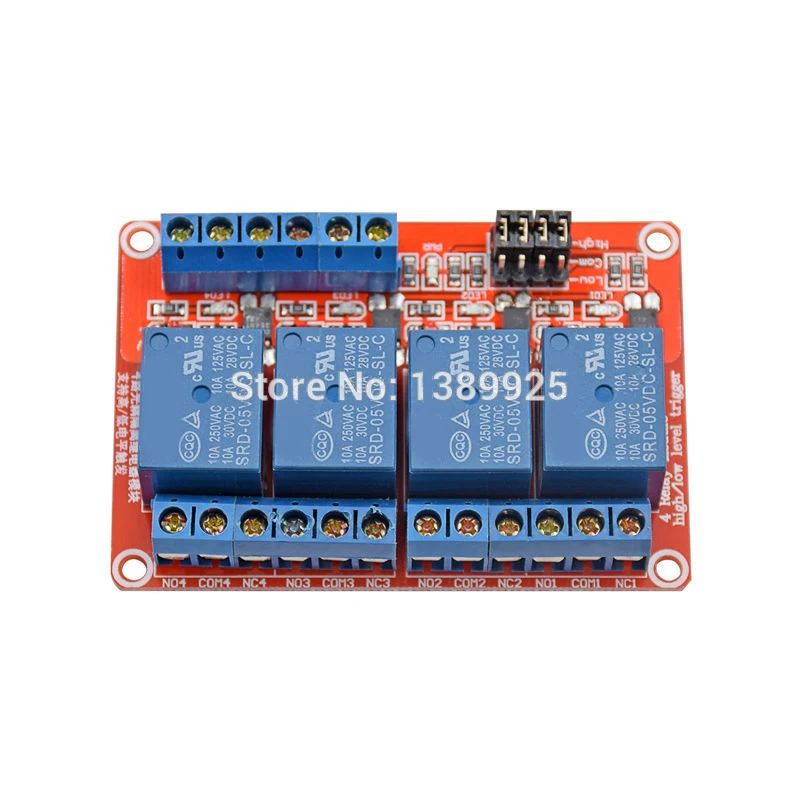 Módulo de Relé com Optoacoplador Isolamento Opto