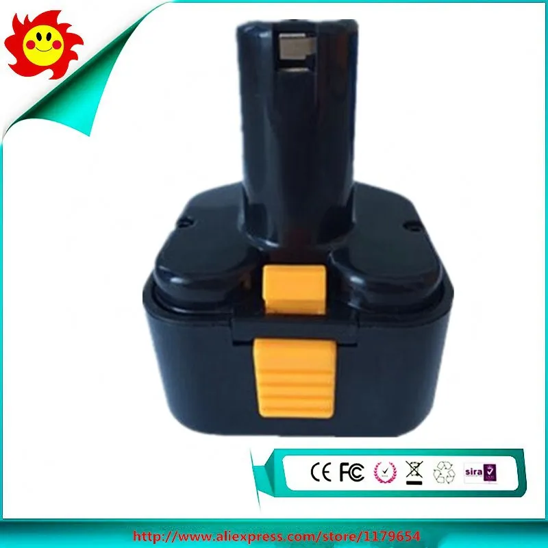 9.6V 2.0Ah/ 2000mAh Rechargeable Ni CD Cordless Drill Battery For