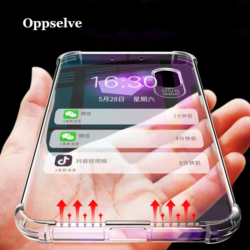 Противоударный чехол Oppselve для iPhone X 6 6S 7 8 Plus телефона XS Max XR чехлы прозрачный