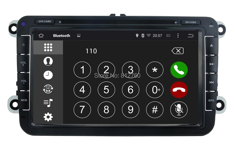 Sale Octa Core 1024*600 Android 8.1 Car DVD GPS For VW Volkswagen Jetta T5 transporter EOS polo SEAT Leon Altea Passat Tiguan Touran 9