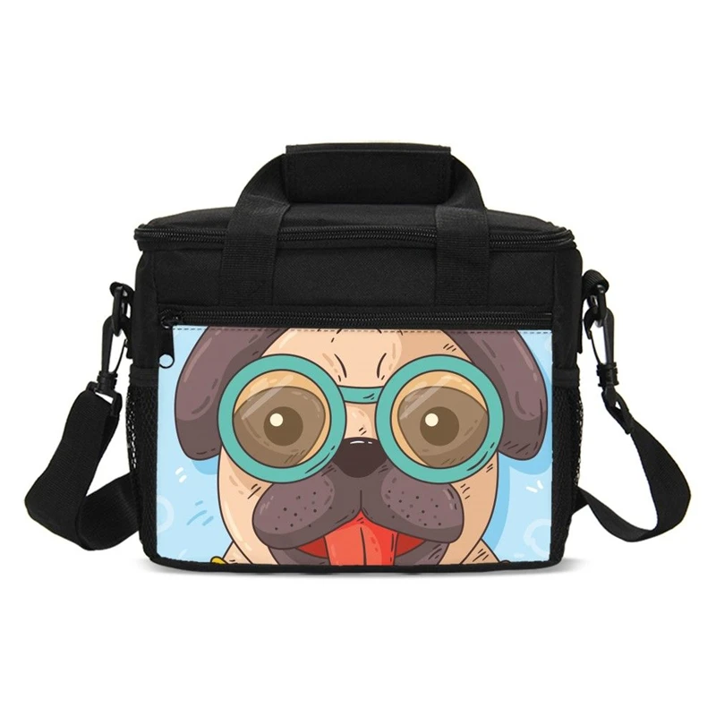 2019 New Dogs Prints Portable Food Picnic Bags For Women Kids Men Insulated Lunch Case Thermal Cooler Bag School Box | Спорт и