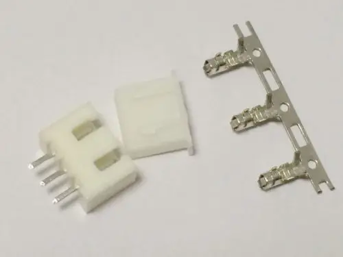 50 комплектов XH2.54mm 2 54mm 3pin JST Коннектор Штекерный гнездовой обжим DIP 3P |
