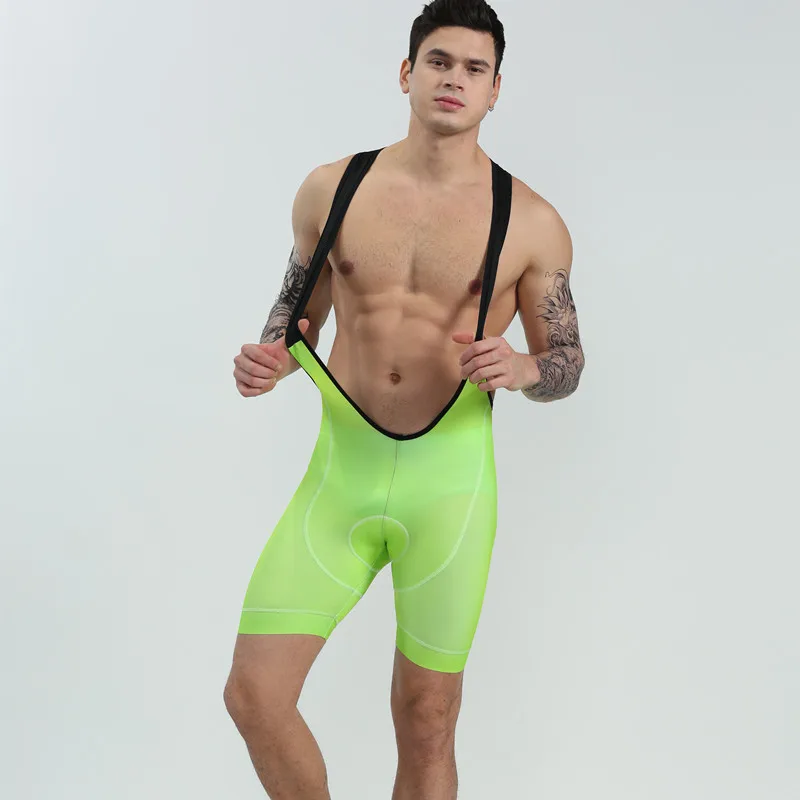 BOESTALK men cycling jersey set summer short sleeve fluorescent color bike maillot professional competition team triathlon suit