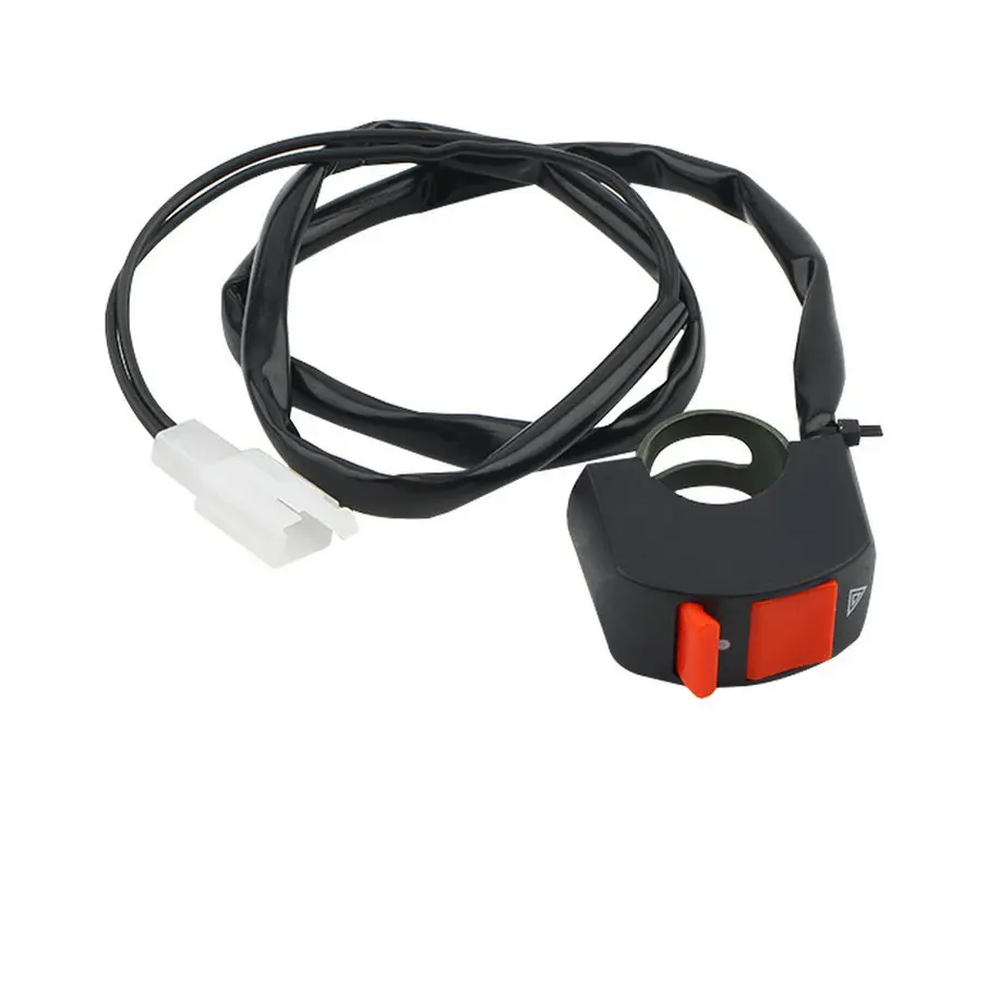 

Black Motorcycle Fog Light Switch 7/8" Handlebar ON/OFF Button Bullet Connector 12v DC Electrical System