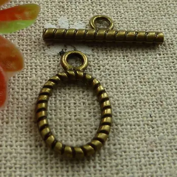 

150 sets bronze plated nice clasps 21x13`23x7mm #1488