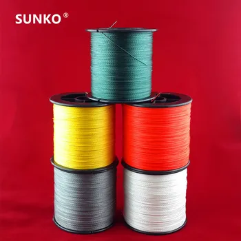 

Enough 1000M SUNKO Brand Super Strong Japanese Multifilament PE Material Braided Fishing Line 8 10 15 20 25 30 35 40 50 60 70LB