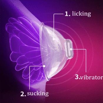 Leten Hands Free Electric Breast Pump Bra Stimulator Massager Tongue Lick Nipple Suction Cups Sucker Vibrator Sex Toy for Woman 2
