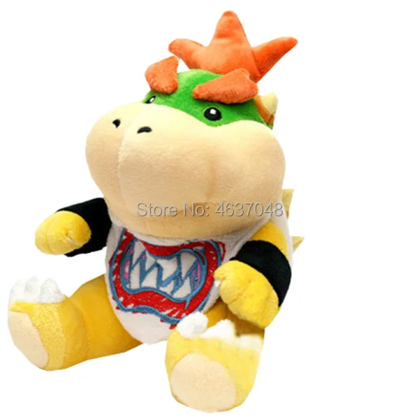 15-28CM Super Mario Broser JR 3D Land Bone Kubah Koopa Dragon Dark Bowser Kamek Waluigi Wario Lemmy Morton Roy Bully Plush Toys