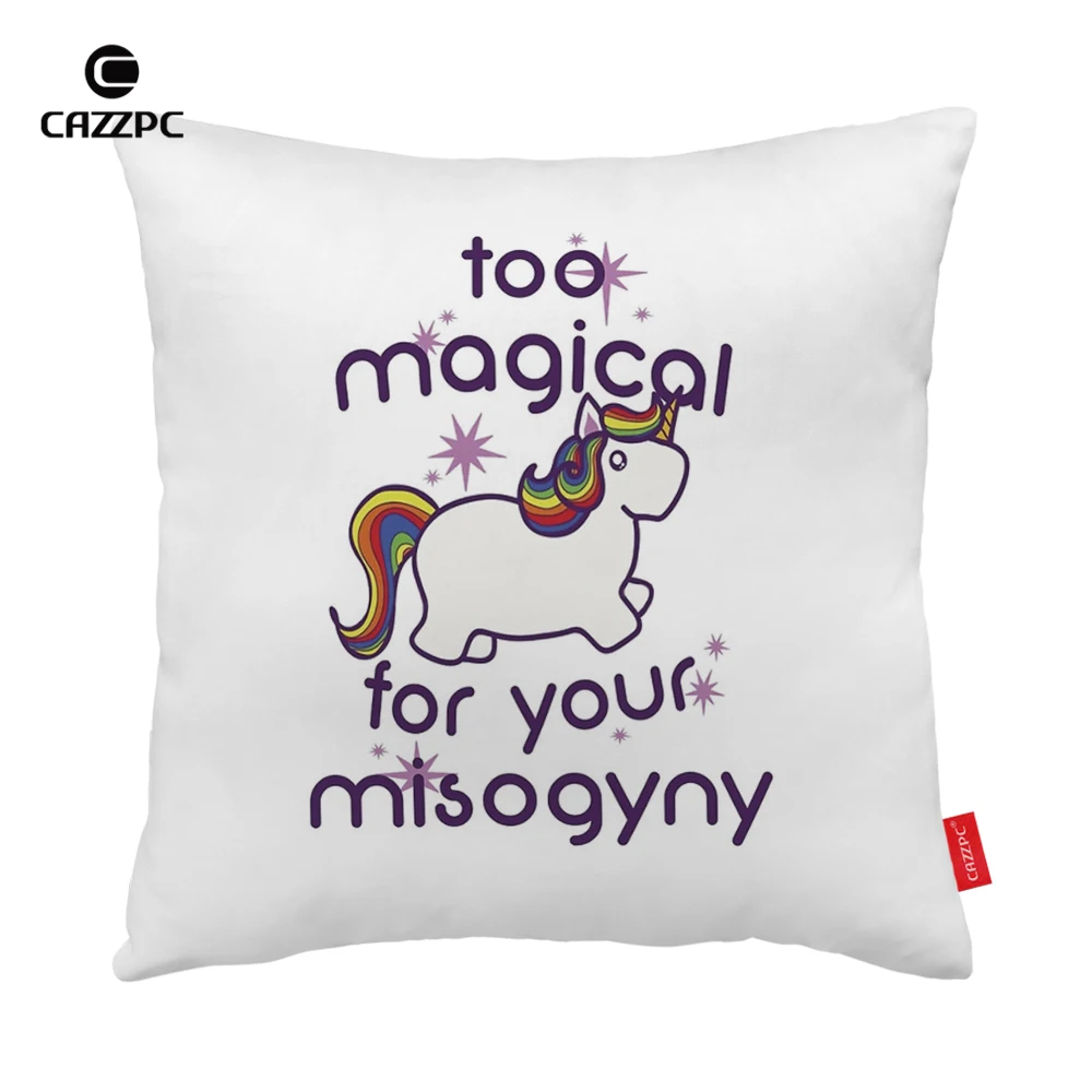 Magical Fat Cut Rainbow Unicorn Print Car Decorative Pillowcase Pillow cases Cushion Covers Sofa Home Decor