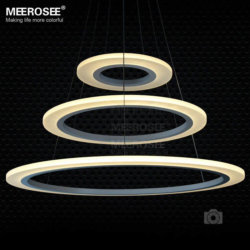 5057W Modern Chandelier Acrylic LED light fixture decorative indoor lighting office dinning room pendant light lamp Lustre (2)