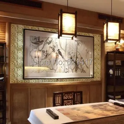 glass mosaic mixed stone with shell gold resin