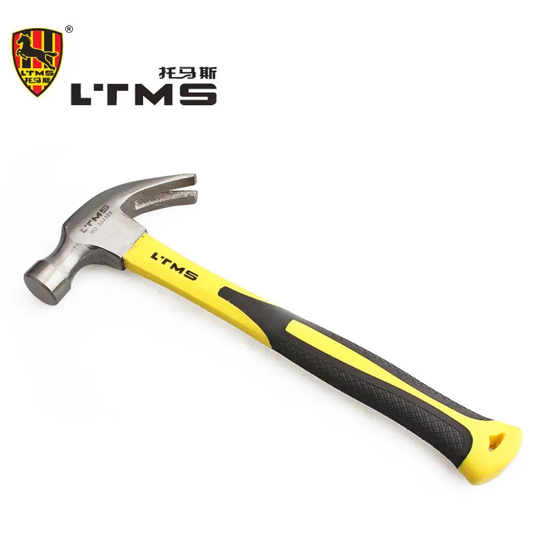 High Quality Durable Construction Metalworking Household Fiber Handle Claw Hammer Repair Hand