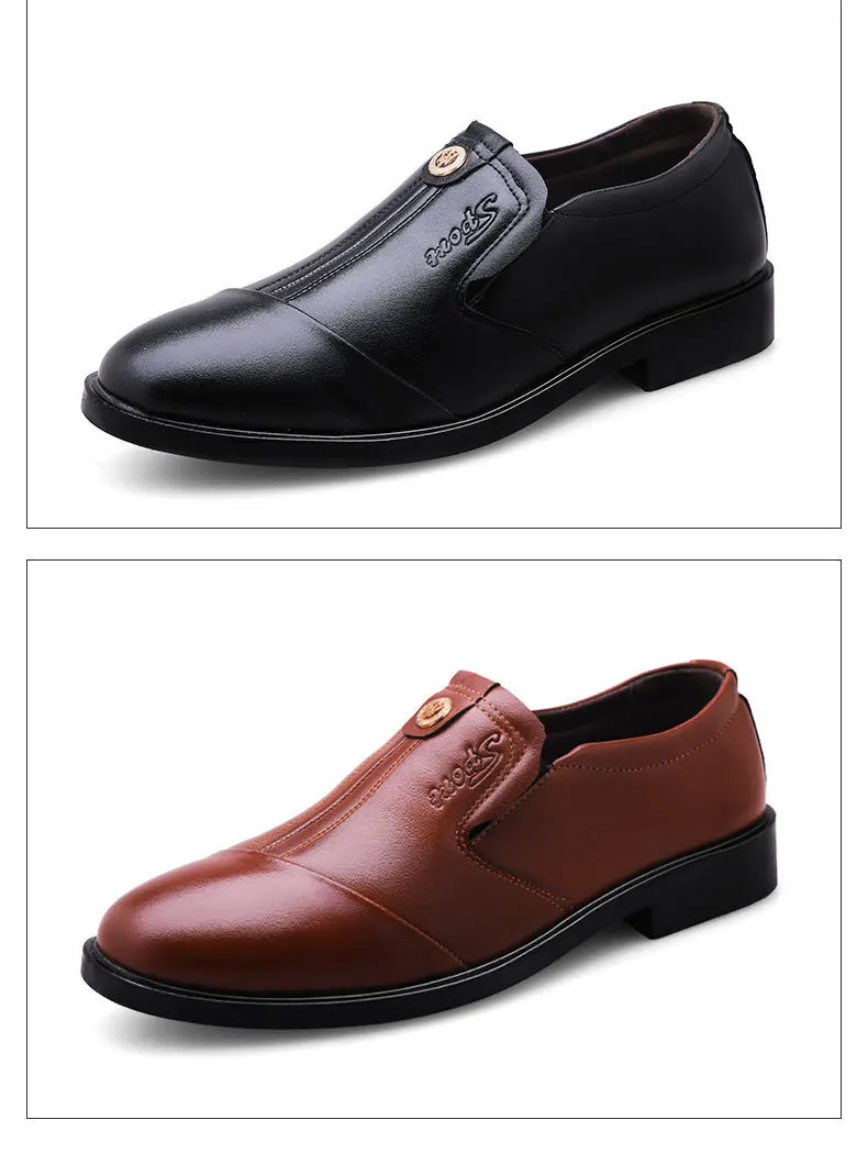 MULUHU мужские туфли Лоферы повседневное без каблука slip on человек офисные модельные туфли обувь мужская кожаная Весенняя мягкая подошва