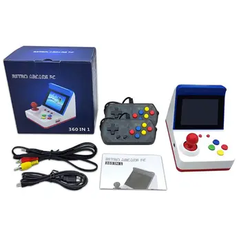 

Portable Retro Mini Handheld Game Console 3 Inch 8bit 360 Video Classic Games Family Mini Screen Display Console Gift