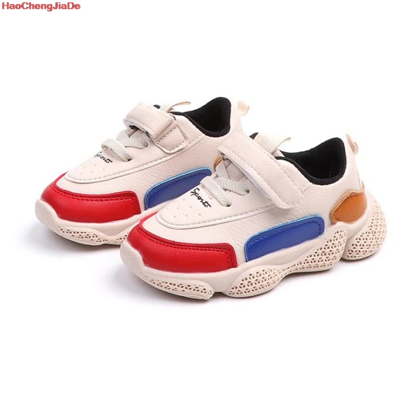 

HaoChengJiaDe Children Casual Sneaker For Boy Girl 2019 New Spring Kids Sports Shoes Brand Running Shoes 3 Color