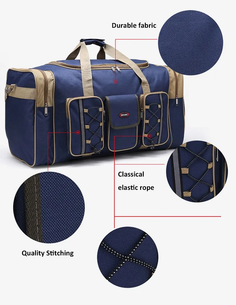 Черный Пользовательские Прочный Многофункциональный Путешествия Чемодан сумка спортивная сумка мешок подарков