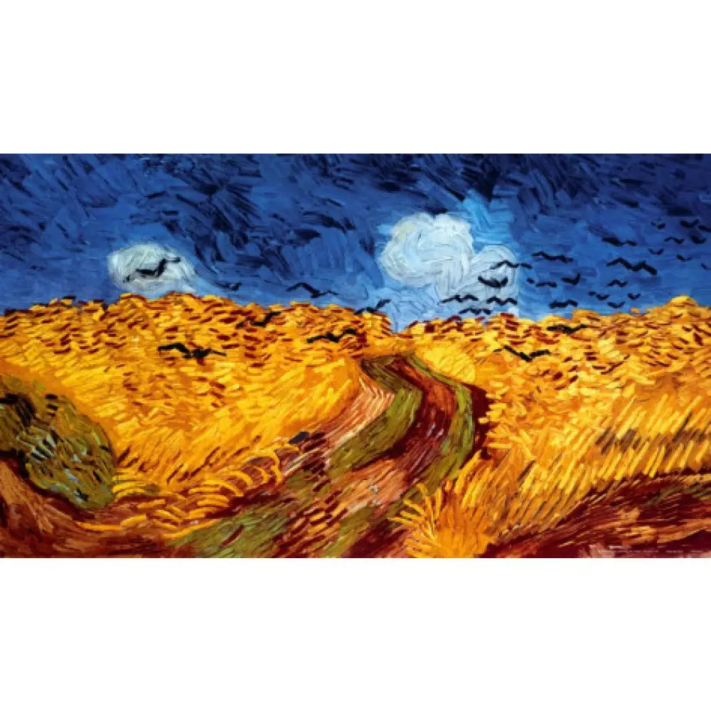 Wheatfield с воронами от картины Винсента Ван Гога картина маслом искусство на холсте