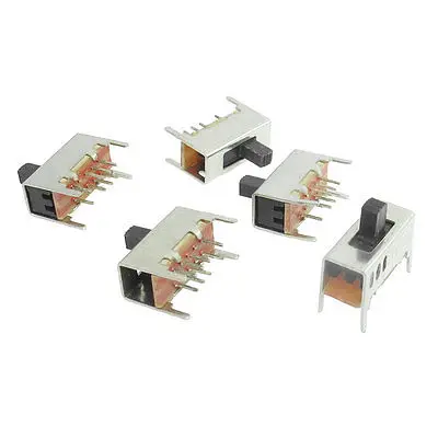 

50 Pcs 8 Pins 3 Positions 3P2T On/On/On Mini Slide Switch